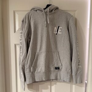 American Eagle Outfitters Light Gray Hoodie Men’s S